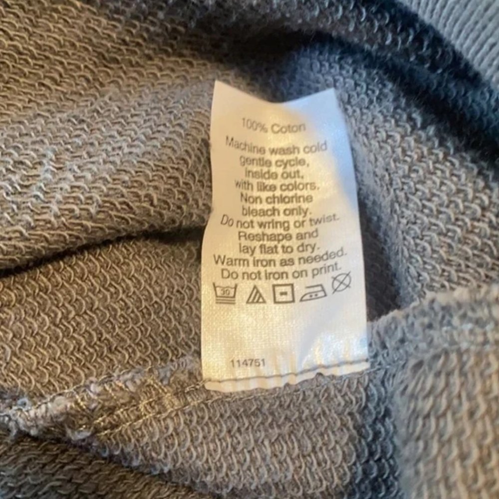 Sezane x Madewell La Superbe XS Gray Crew Neck Sweater - Picture 7 of 9